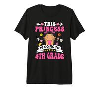 This Princess Is Going To 4th Grade Back To School For Girls Camiseta Premium