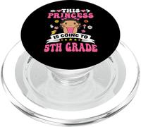 This Princess Is Going To 5th Grade Back To School For Girls PopSockets PopGrip para MagSafe