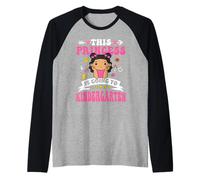 This Princess Is Going To Kindergarten Back To School Girls Camiseta Manga Raglan