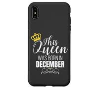 This Queen Was Born In December Birthday Queen Carcasa para iPhone XS MAX