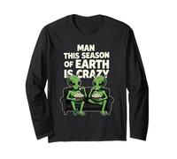 This Season of Earth Is Crazy Aliens Popcorn Meme Manga Larga