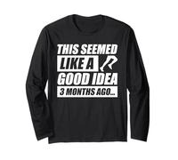 This Seemed Like a Good Idea Jogging Corredor Divertido Correr Manga Larga