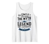 This Uncle Is The Man The Myth The Legend 100% Authentic One Camiseta sin Mangas