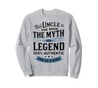 This Uncle Is The Man The Myth The Legend 100% Authentic One Sudadera
