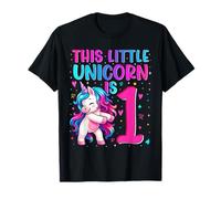 This Unicorn is 1 Year Old 1st Birthday Girl Daughter Camiseta
