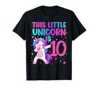 This Unicorn is 10 Years Old 10th Birthday Girl Daughter Camiseta
