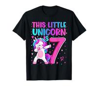 This Unicorn is 7 Years Old 7th Birthday Girl Daughter Camiseta