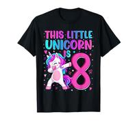 This Unicorn is 8 Years Old 8th Birthday Girl Daughter Camiseta