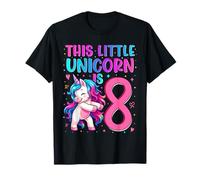 This Unicorn is 8 Years Old 8th Birthday Girl Daughter Camiseta