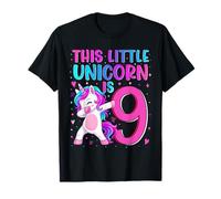 This Unicorn is 9 Years Old 9th Birthday Girl Daughter Camiseta