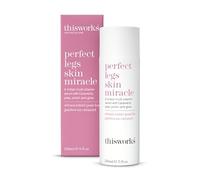 This Works Perfect Legs Skin Miracle, 150 ml, suero teñido enriquecido con multivitaminas para un brillo natural para todos los tonos de piel, con vitamina C, caramelo y árnica para combatir el tono