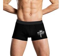 THisdownd Keep Calm I'll Fix It - Calzoncillos tipo bóxer cómodos para hombre, ligeros y elásticos, Como se muestra en la imagen, S