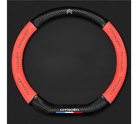 ThisgA Fundas para Volante Fibra Carbono Cuero Coche, para Citroen ami AMI Xsara Picasso Berlingo C1 C2 C3 Aircross C4 Transpirables Desgaste Antideslizantes Car protección Accesorios