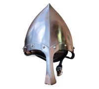 ThisToffGuys Casco nasal normando del siglo XII - Casco cruzado de acero de estilo siciliano - Listo for la batalla y usable for recreación histórica y LARP(A)