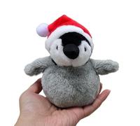 ThisToffGuys Llavero de Peluche de Pingüino Emperador Bebé Realista de 11 cm, Lindo Peluche de Pingüino Antártico(Aptenodytes forsteri)(B)