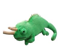 ThisToffGuys Muñeco de Peluche camaleón simulación, Juguete Anfibio, Regalo educación temprana Suave y Bonito, decoración del hogar