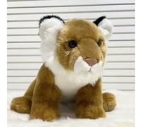 ThisToffGuys Peluche de Cachorro León Realista 38cm, Suave, Vida Silvestre(Panthera Leo)