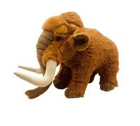ThisToffGuys Peluche de Mamut Realista 30cm, Suave Lanudo, Animal Prehistórico(Stand up)