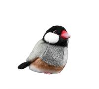 ThisToffGuys Simulated Fat Chirp Series Toy Doll, Gray Bird and, Plush Animal Pendant, Soft and Cute 's Companion Gift