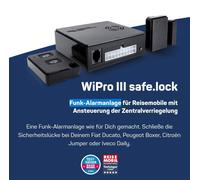 Sistema de alarma Thitronik 101050 WiPro III safe.lock compatible con...