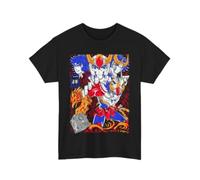 thjbd5se Anime Shun Saint Seiya Knights of The Zodiac Black T Shirt Black 3XL