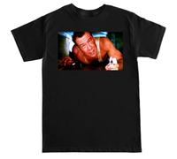 thjbd5se John Mcclane Die Hard Xmas Christmas Retro Action Movie Film Men T Shirt Black L