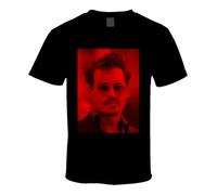 thjbd5se Johnny Depp 18 T Shirt Celebrity Celebslover Fion Brand Black XL