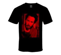 thjbd5se Keanu Reeves 2 T Shirt Celebrity Celebslover Fion Brand Black S