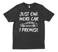 thjbd5se One More Car I Promise Funny Car Lover Birthday Gift Trendy T-Shirt Black L