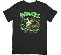 thjbd5se Over Kill Music Unisex Fit for Men & Women Quality Cotton T-Shirt Black XL