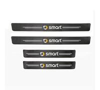 THJKCVSD 4 Piezas Pegatinas Protector Umbral de Puerta,para Smart 451 Brabus Smart 453 fortwo forfour Fibra Carbono Desgaste antiarañazos,DecoraciónProteccióN Accesorios