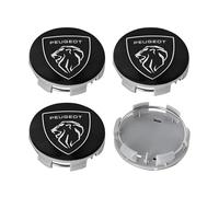 THJKCVSD 4 Piezas Tapas Llantas, para Peugeot 3008 2017-2023 (60mm) Tapacubos AntióXido Llanta Rueda Cubre Embellecedor Insignia Accesorios de Coche