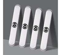 THJKCVSD 4 Piezas Tira anticolisión, para Mazda 2 3 6 CX-3 CX-5 CX-30 CX-60 CX-80 MX-30 MX-5 Axela BT-50 Protectores de Borde de Puerta de Coche,Tiras de protección de Puertas,White