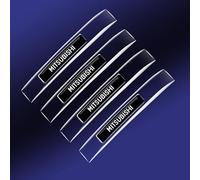 THJKCVSD 4 Piezas Tira anticolisión, para Mitsubishi Eclipse/Eclipse Cross /L200 /Outlander/Pajero/ASX Protectores de Borde de Puerta de Coche,Tiras de protección de Puertas
