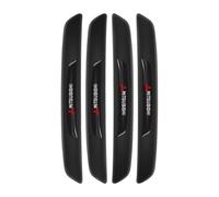 THJKCVSD 4 Piezas Tira anticolisión, para Mitsubishi Outlander 3 GF GG ZJ ZK ZL 2013~2021 Protectores de Borde de Puerta de Coche,Tiras de protección de Puertas,Black