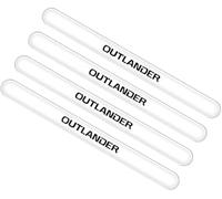 THJKCVSD 4 Piezas Tira anticolisión, para Mitsubishi Outlander Protectores de Borde de Puerta de Coche,Tiras de protección de Puertas