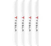 THJKCVSD 4 Piezas Tira anticolisión, para Tesla Model 3 Model Y Model S Model X Protectores de Borde de Puerta de Coche,Tiras de protección de Puertas,A