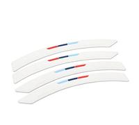 THJKCVSD Cejas neumáticos Ruedas Coche, para Dacia Sandero 3 (III) DJF I 2021-2024,molduras Tira anticolisión,Protector y Decoración Automóviles,Fácil Instalación,A