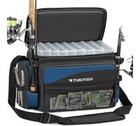 THKFISH Bolsa de pesca impermeable, resistente al agua salada, bolsa de pesca de PVC 1000D grande para 3600 y 3700 cajas de pesca