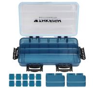 THKFISH Caja de aparejos de pesca 3700S, bandeja flotante para señuelos de pesca, organizador de almacenamiento, caja de plástico pequeña con separadores ajustables, a prueba de sol, 1 unidad