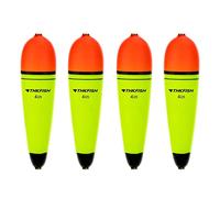 THKFISH Flotadores de Pesca Slip Bobbers EVA-Slider-Bobbers Slip Corks para Pesca en el mar Bagre Bobbers Surtido de Agua Dulce 4 Piezas 4in 25g