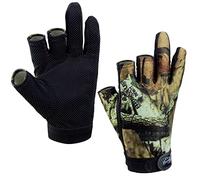 THKFISH Guantes de Pesca con Cortes en los Dedos, diseño Transpirable y Antideslizante