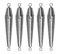 THKFISH Plomo de pesca, Plomada de Trolling en Línea Pesos de Pesca Plomos con Doble Anillo, Plomos Torpedo Para Agua Salada y Dulce, 1oz-3.5oz, Set de Plomos de Pesca, Plomo Dropshot, Plomo Corredizo