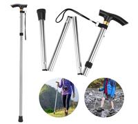 Thlevel Bastón Plegable Mayores Extensible 5 Altura Ajustable Bastone