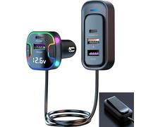 Thlevel Cargador Coche Adaptador Tomas USB 12V Camper 75W