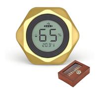 Thlevel Mini Higrómetro Termómetro Digital Casa con Pantalla LCD Sensor de Humedad y Temperatura Higrómetro Digital para Humidor de Puros