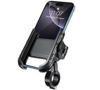 Thlevel Soporte Móvil Moto Rotación Soporte Teléfono Movil Bicicleta Universal Porta Manillar Compatible con 5,4-7,2 Pulgadas Smartphones
