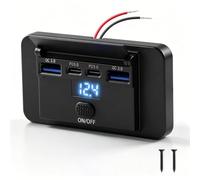 Thlevel Toma USB Cargador de Coche USB Doble Coche