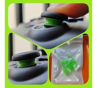 THLMT 8PCS Joystick Protector Anillo Compatible para Steam Deck/para Xbox/para PS4/para PS5/para Switch Pro/para ROG Ally, Anillo Protector de Silicona Elástica Anillos para Palanca de Pulgar (Verde)