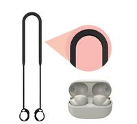 THLMT Auricular Cordón Compatible para Sony WF-1000XM4, Silicona Auriculares Inalámbricos Cuello Cuerda Auriculares Correa Auriculares Cable de alambre Neckband Cordón (sólo cordón) (negro)